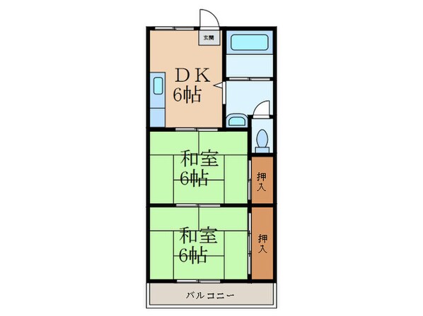 第２下田ビルの物件間取画像